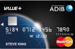 ADIB - Value + Card Credit Card